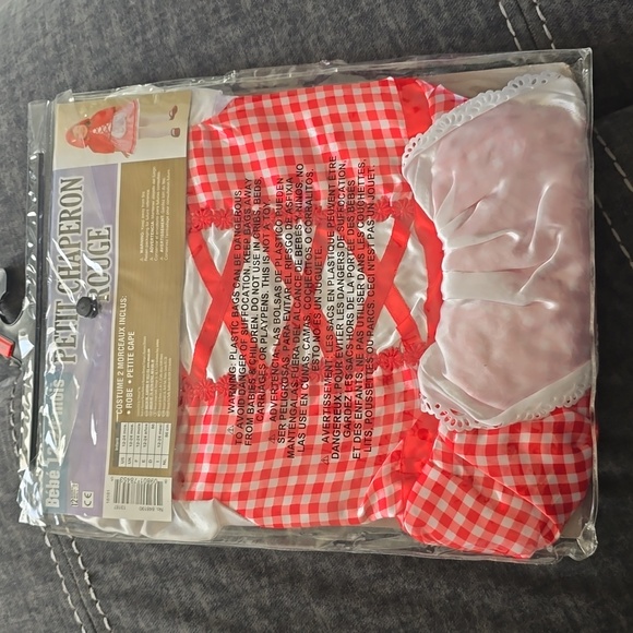 Lil Red Red Riding Hood Costume 12-24 mth - Picture 4 of 5